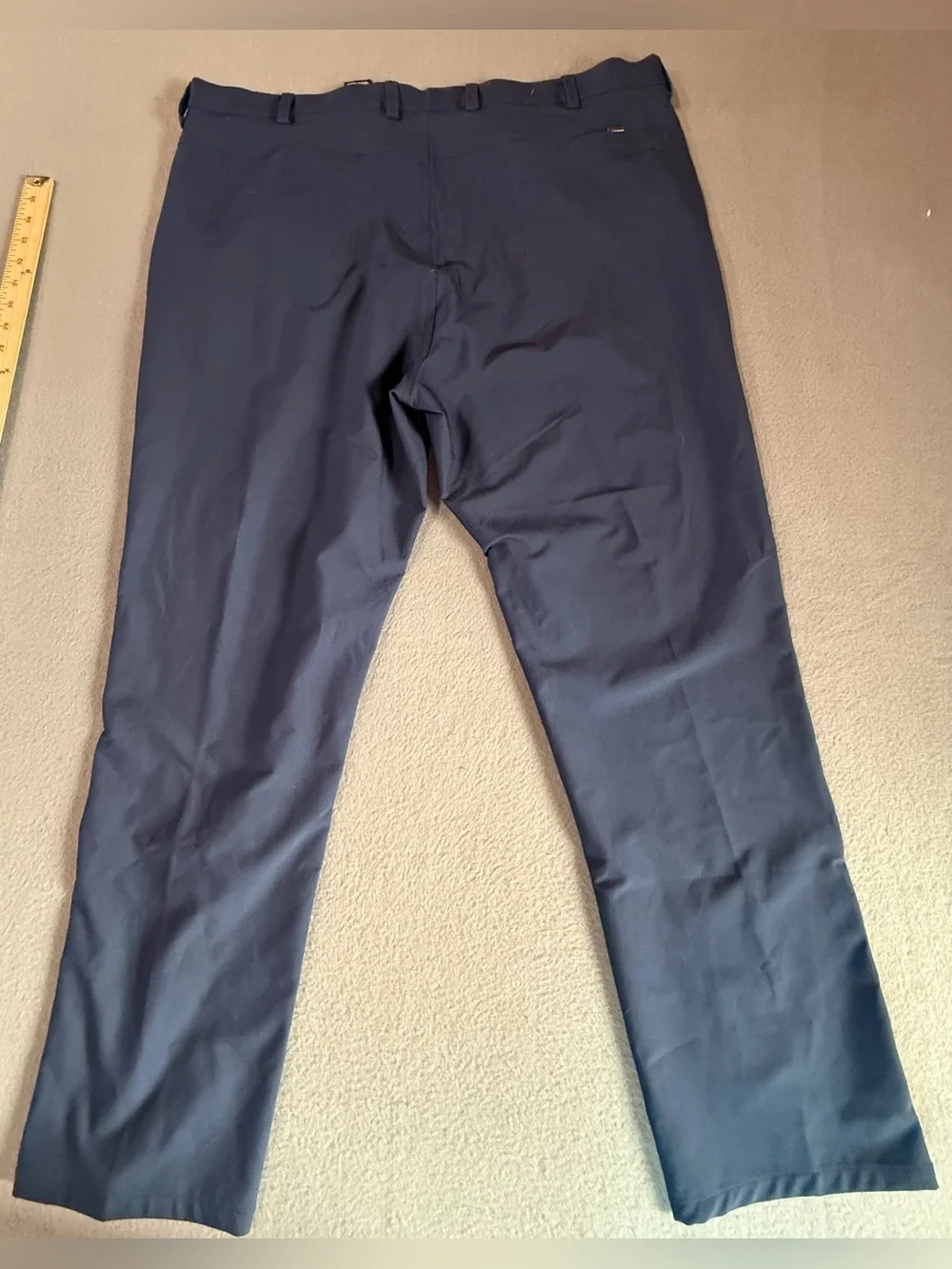 Greg Norman Collection Navy Chinos - Straight Leg